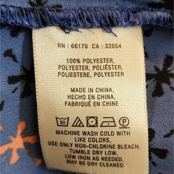 Anthropologie x Maeve long sleeve blue blouse size 2 XS - Picture 3 of 6